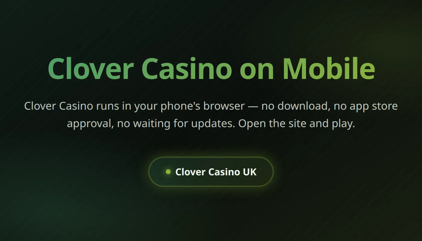 Clover Casino on mobile