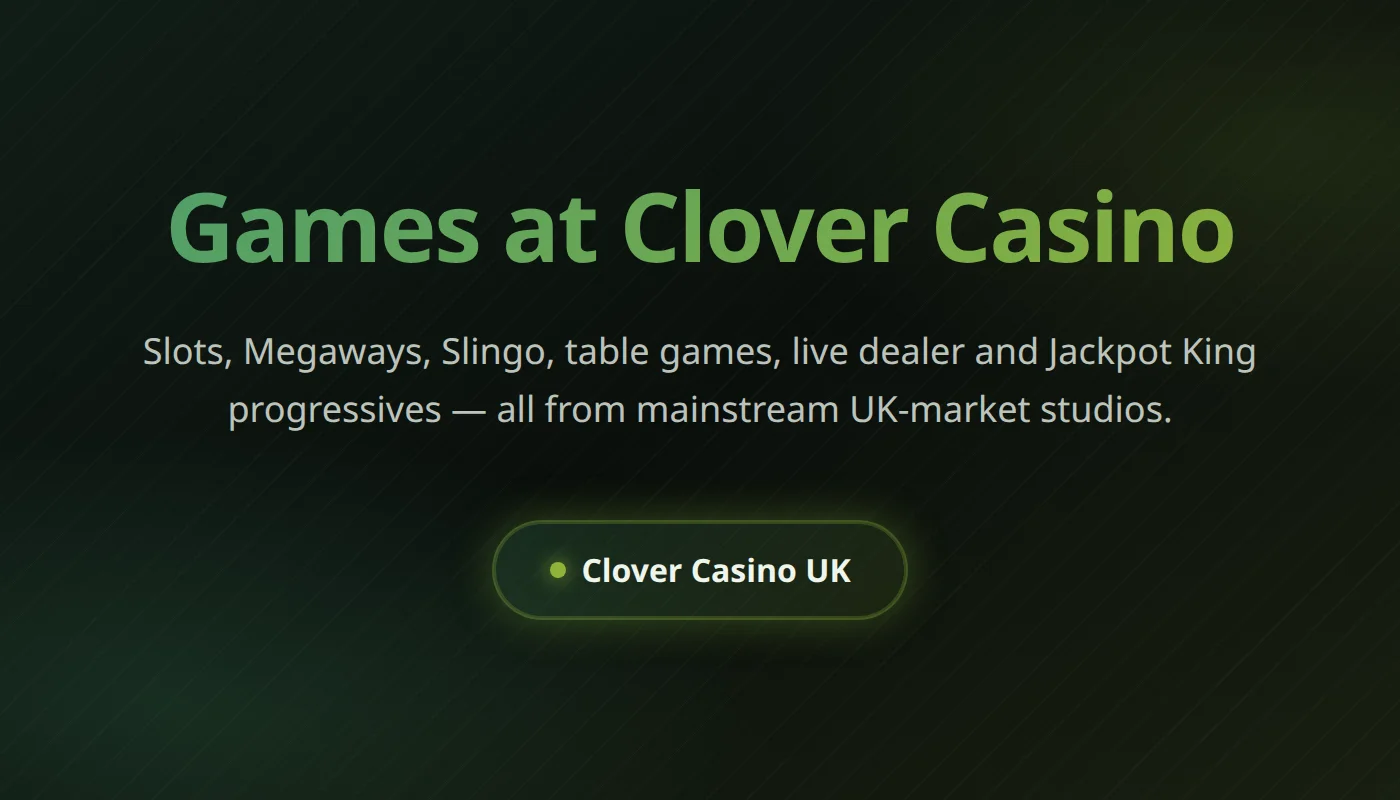 Clover Casino games library overview