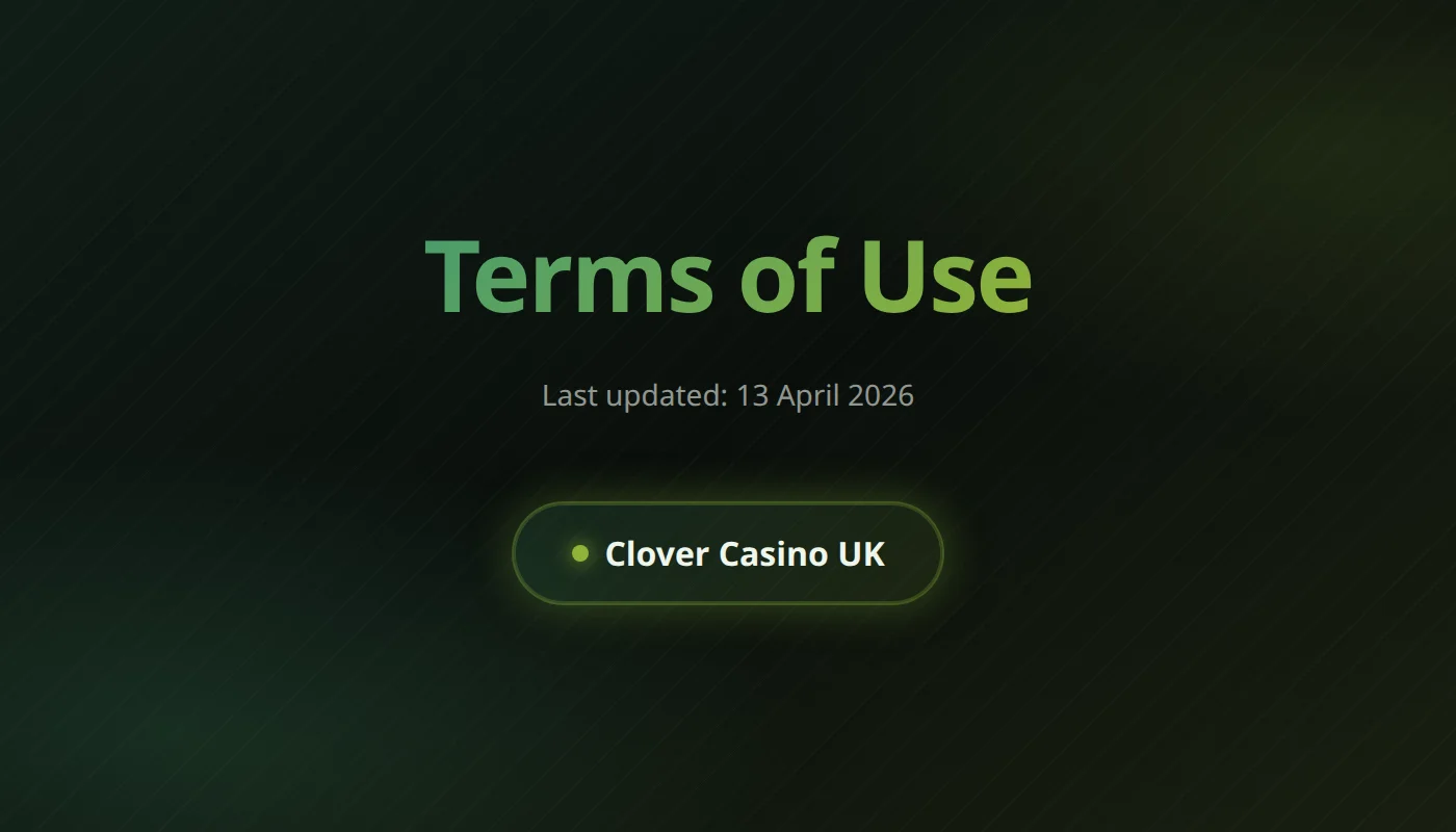 Clover Casino terms of use